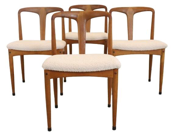 Set van 4 Johannes Anders voor Uldum Juliane stoelen 'Dyrepark'