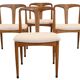 Set van 4 Johannes Anders voor Uldum Juliane stoelen 'Dyrepark'