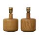 Pair of solid wood lamps by Charlotte Perriand / Les Arcs Circa 1968