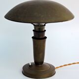 Art Deco bauhaus copper mushroom lamp