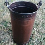 Old copper bucket