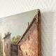 Oil painting on canvas landscape signed Rossini