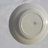 Gien model Amilly earthenware plate diam 22.5 cm