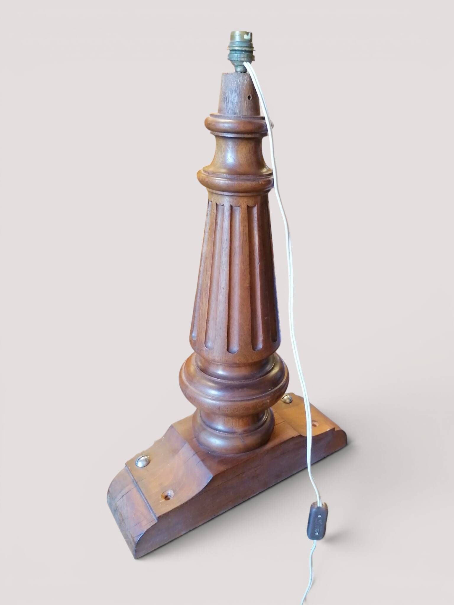 Set of 3 lamp bases in piano feet - Louis XVI style