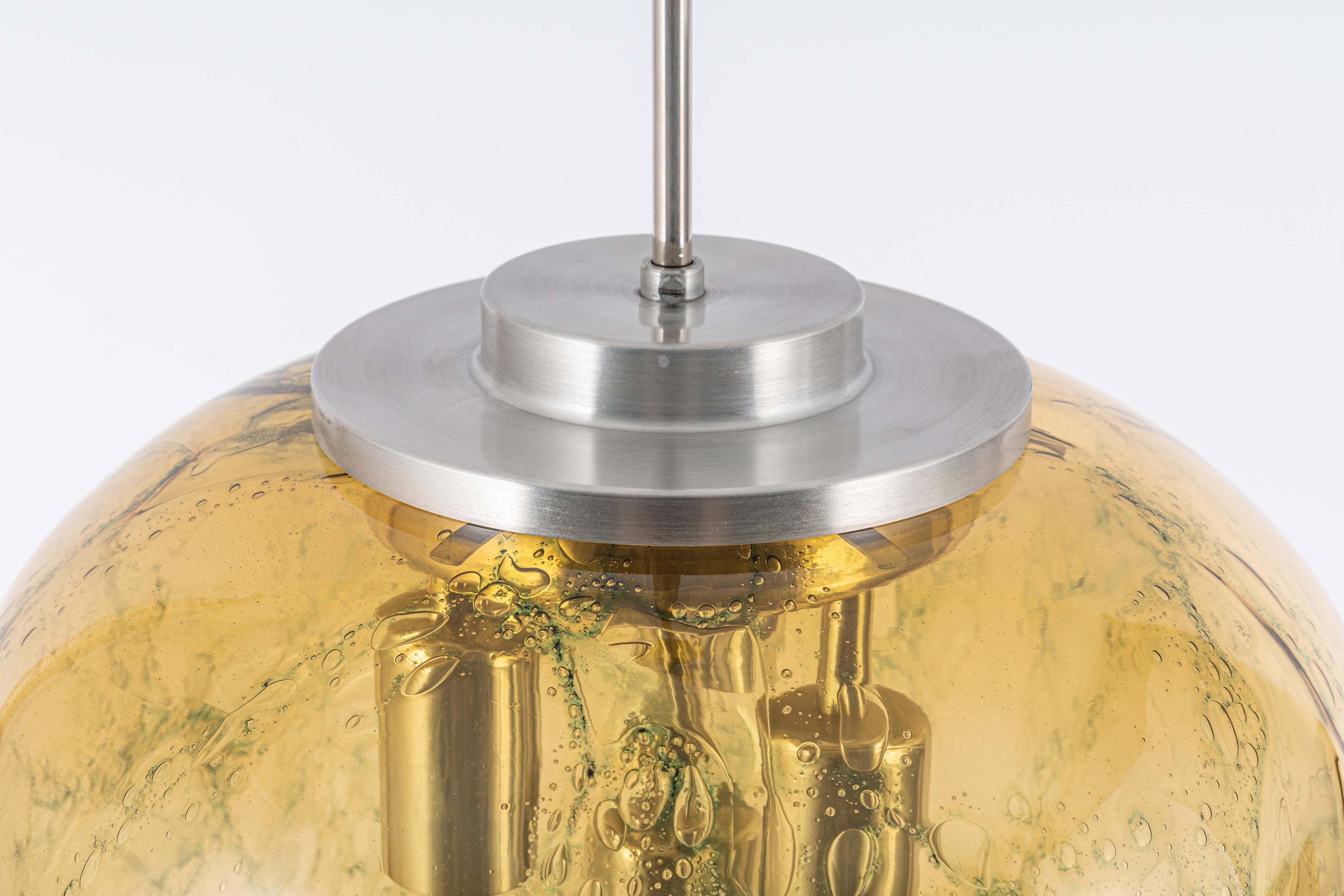 Large Murano pendant lamp by Doria, Germany, 1970s.