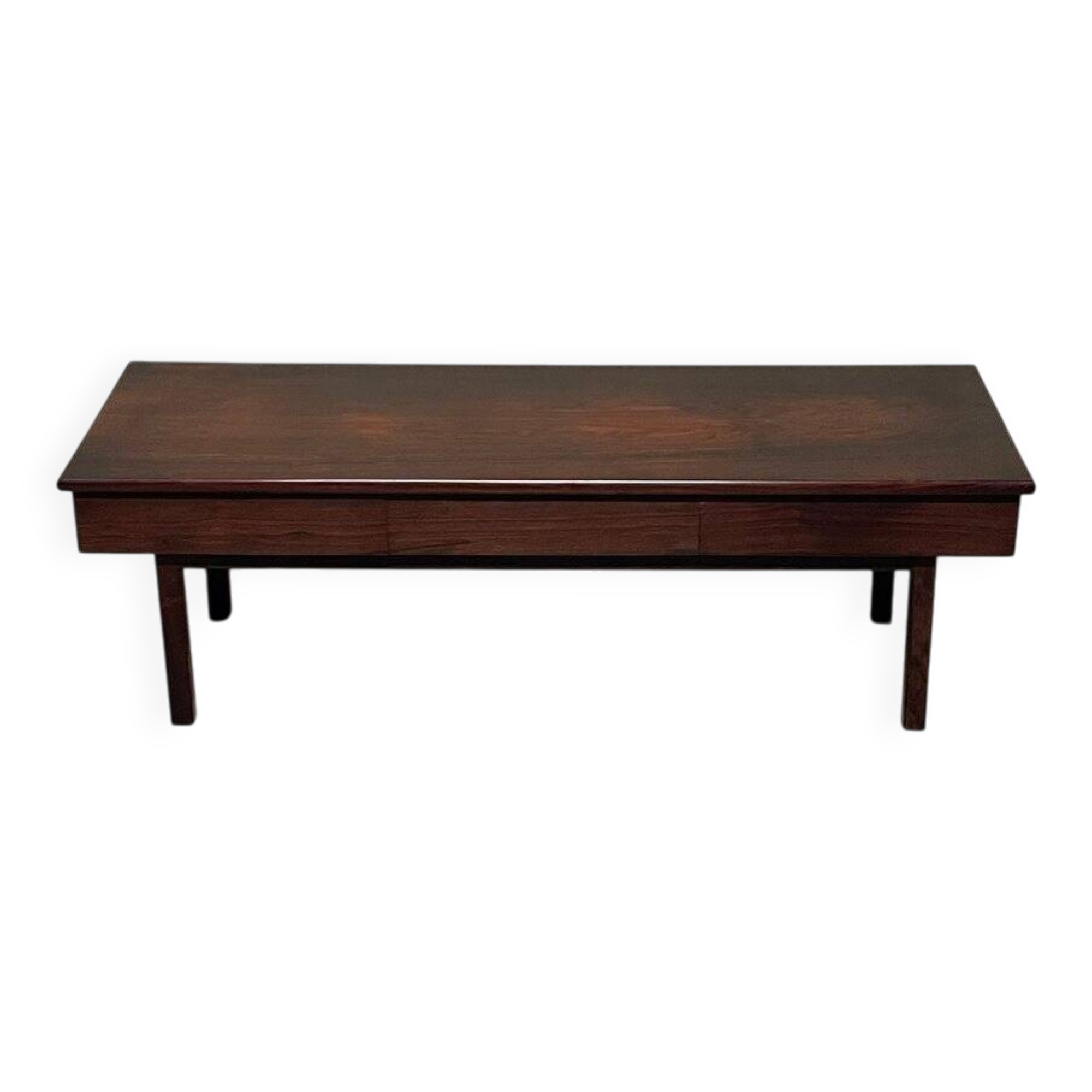 Table with three integrated drawers, 1960s.