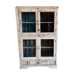 meuble vitrine en teck - ancien