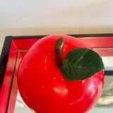 Red ice cube apple