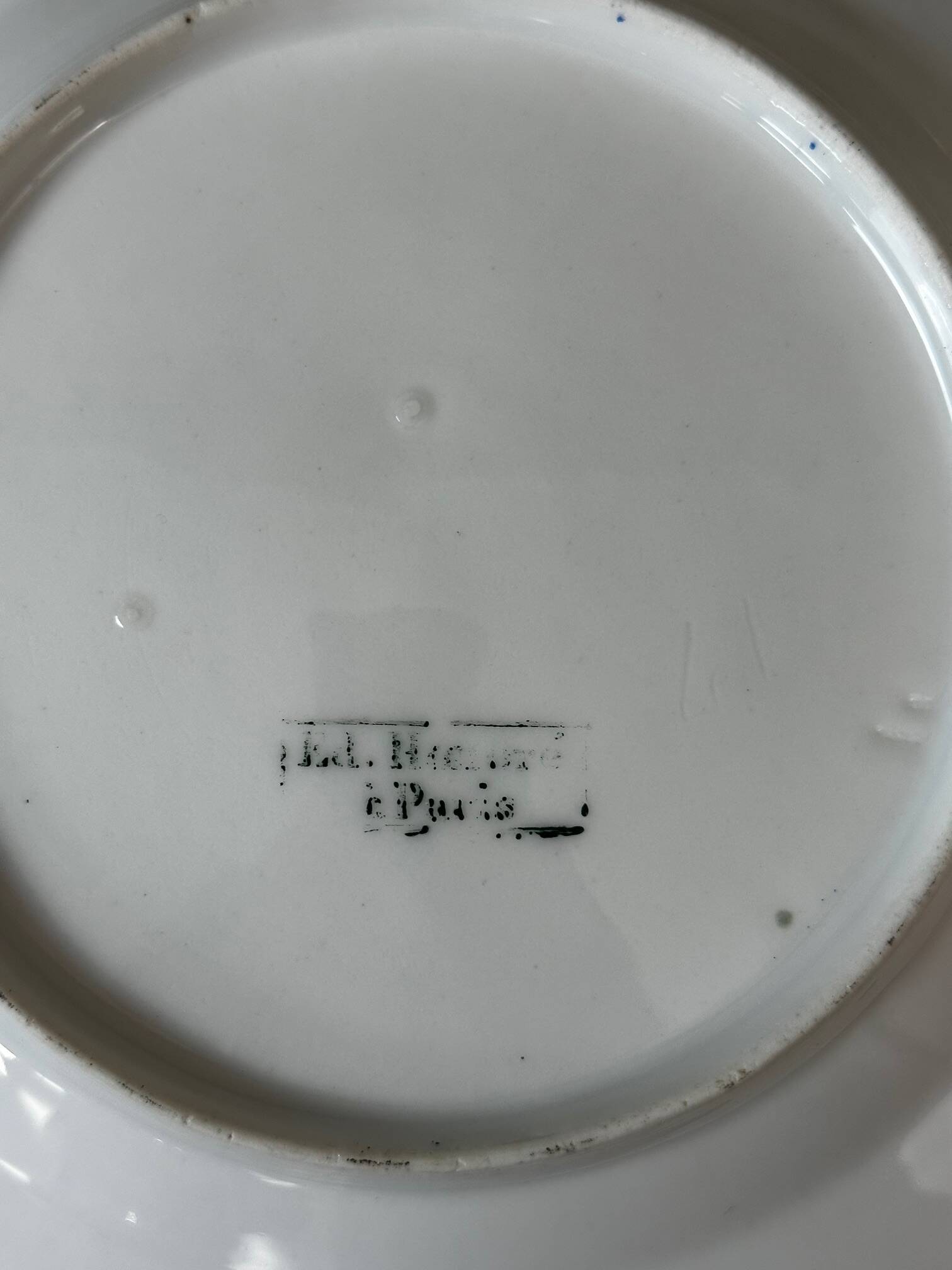 Porcelain service from Paris