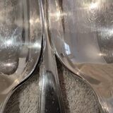 12 silver-plated soup spoons by Christofle America