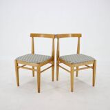 1960s Set of Four Minimalist Dining Chairs, Czechoslovakia