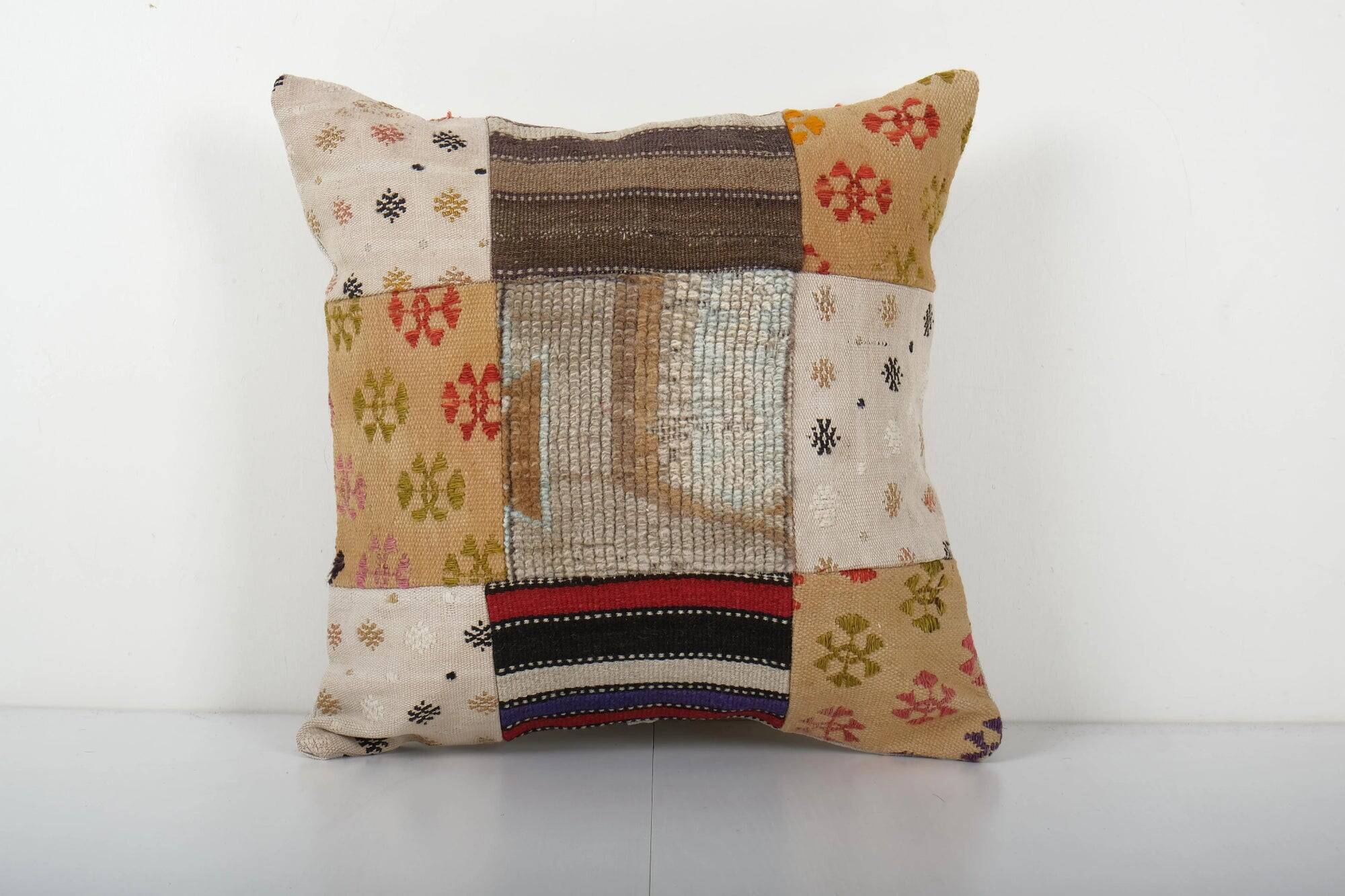 Vintage kilim cushion cover 46x46 cm
