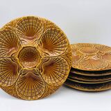 6 shellfish plates, Secla Portugal