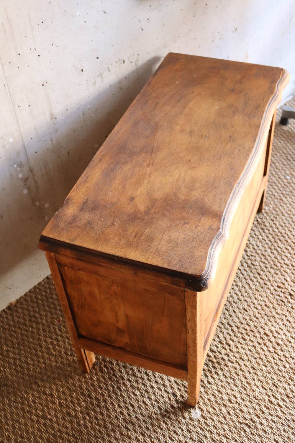 Vintage wooden toy trunk