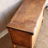 Vintage wooden toy trunk