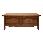 Coffre en chêne et châtaignier style Louis XV