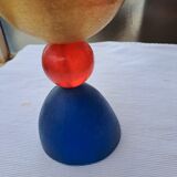 6 resin and gilded metal cups, Migeon and Migeon