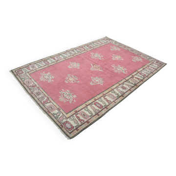 Turkish Oushak handmade rug sku 3548