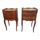 Pair of Louis XV style cherrywood bedside tables