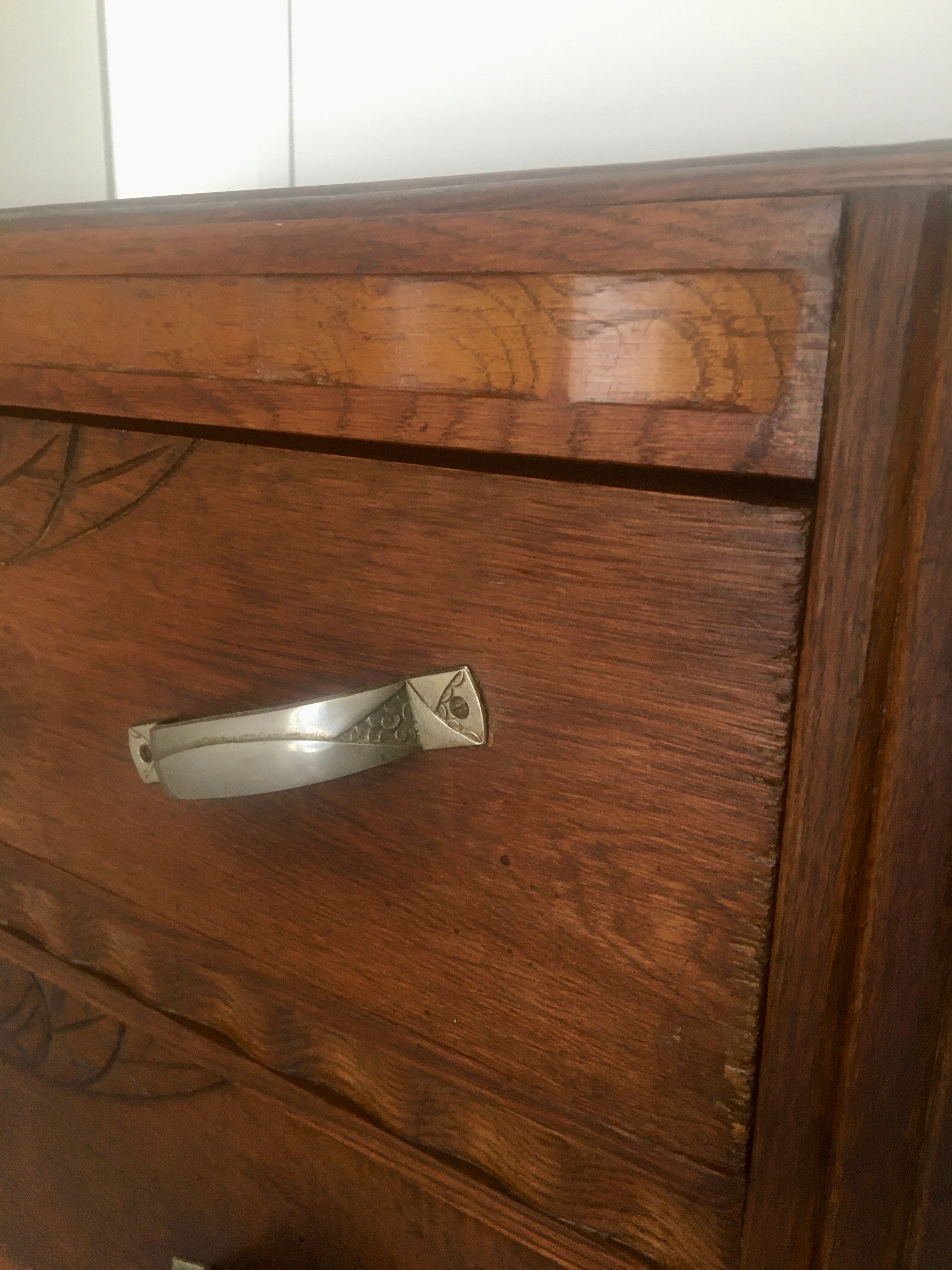 Small chest of drawers 3 drawers authentic Art Deco