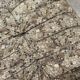 Vintage Togo pouf in brown Liberty print velvet with floral pattern by Ligne Roset (rare)