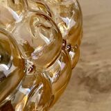 Helena Tynell Vintage Snail Amber Glass Ceiling Light