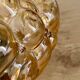 Helena Tynell Vintage Snail Amber Glass Ceiling Light