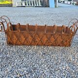 Wrought iron wall planter