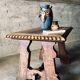 Brutalist oak coffee table 1940-50