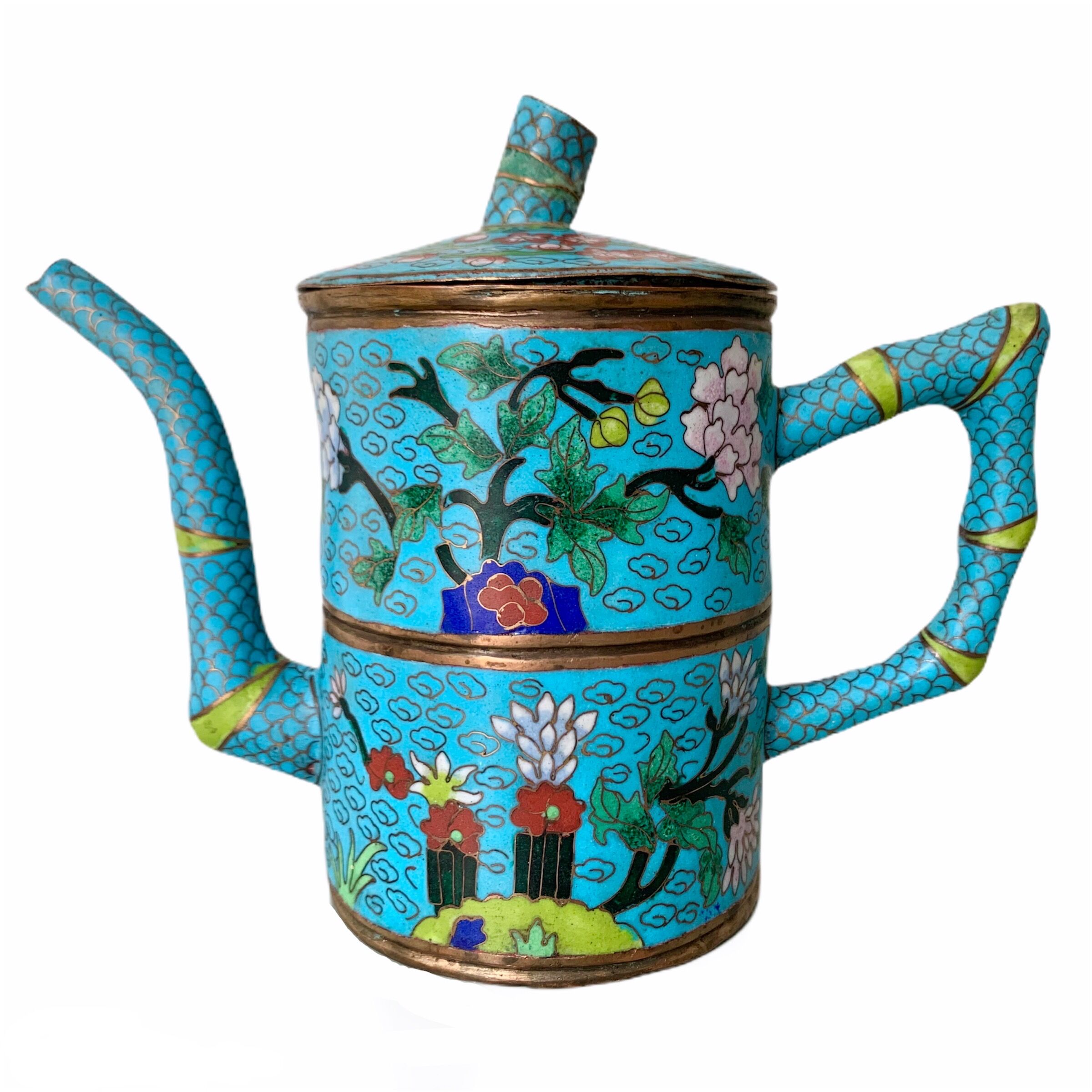 Teapot in enamels China