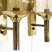 Pair of wall lights/sconces by Svend Mejlstrøm for Mejlstrøm Belysning. Denmark 1960s