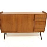 Scandinavian "Roulette" teak sideboard, Möbel-Ikea, Sweden, 1960