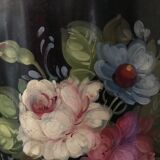 Painted sheet metal paper basket