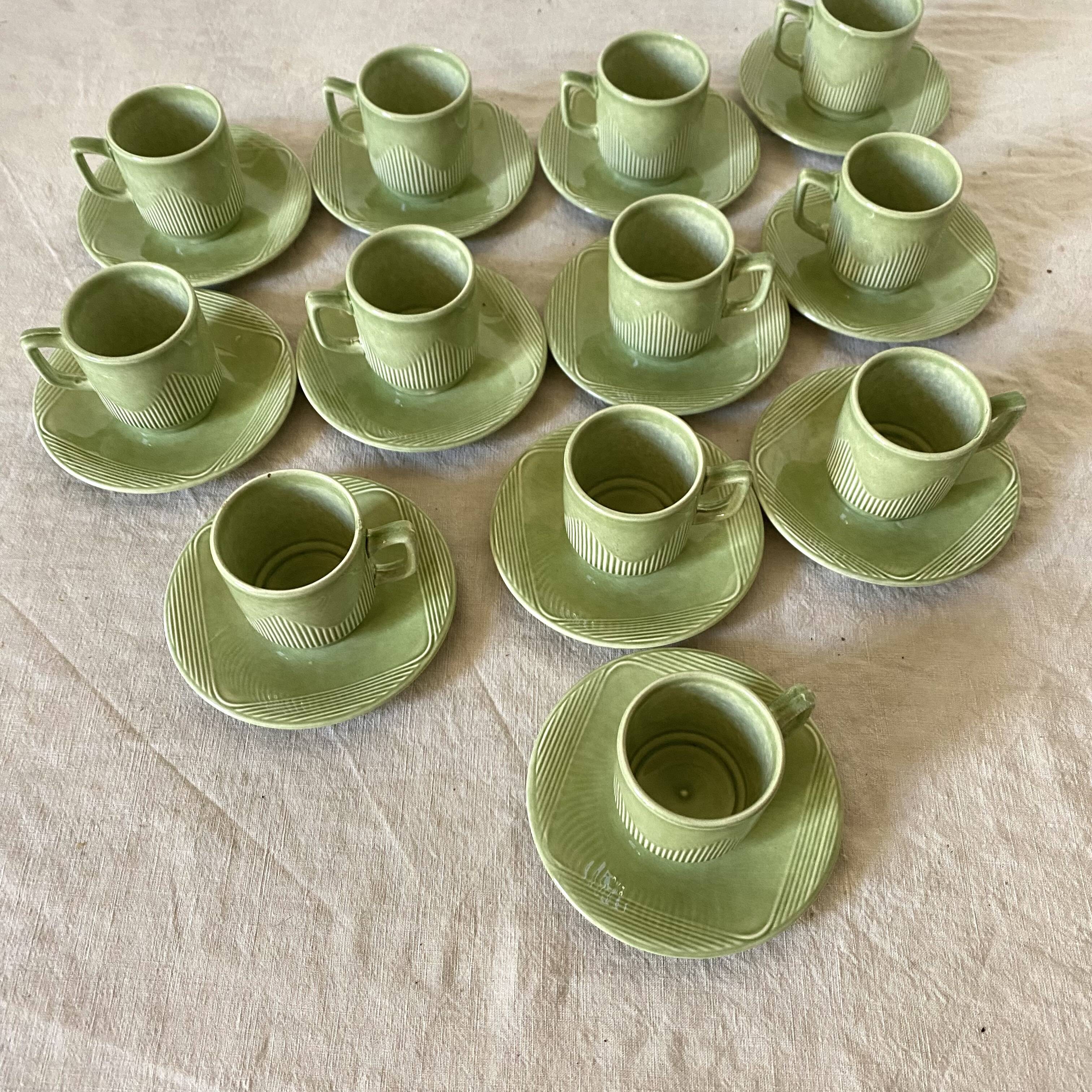 Pagnossin Italy espresso cups, 50s-60s