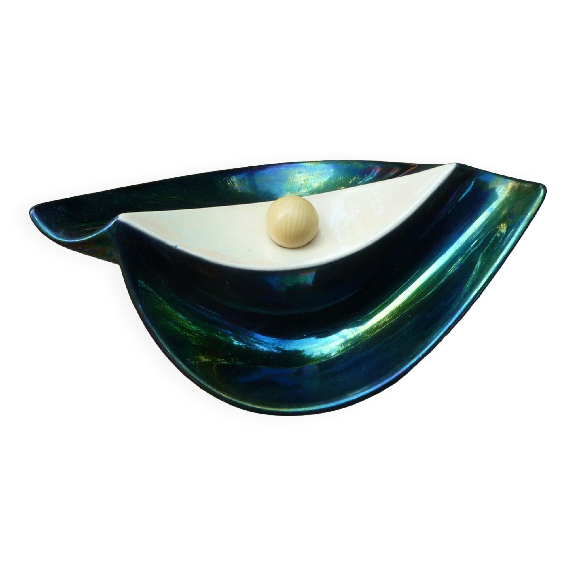 1950s porcelain ashtray