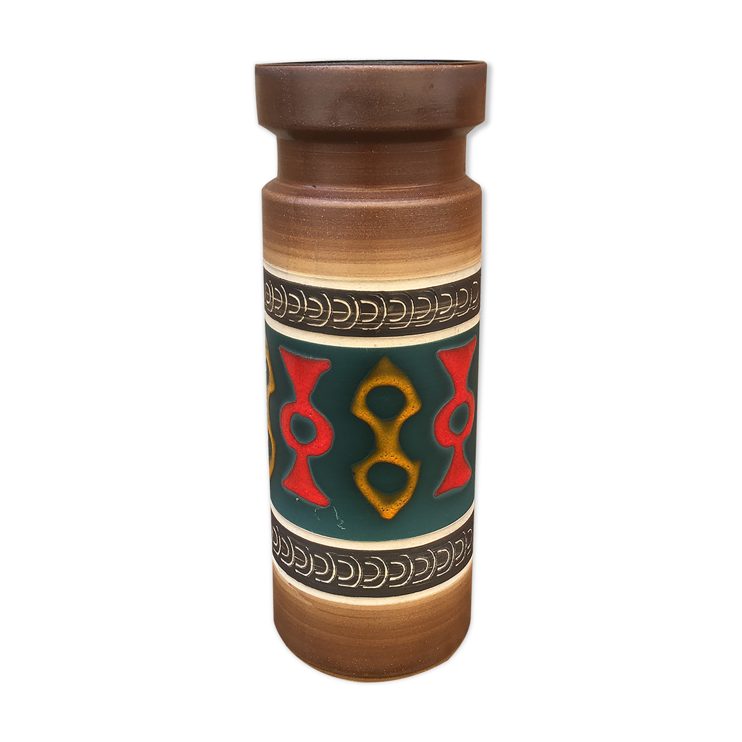 Brown vase West Germany