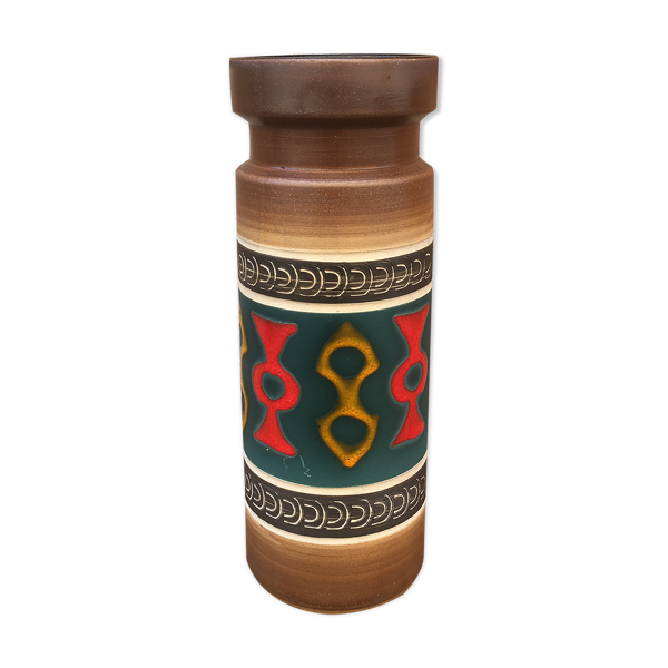 Vase marron West Germany — Beyit