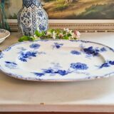 Ancient iron flat Wood and Brownfield England model Verbena blue around 1845