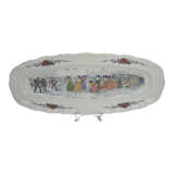 Ancien plat poisson sarreguemines obernai alsace