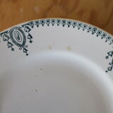 2 vintage St Amand plates