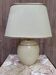 Vintage table lamp by Robert de Schuytener ivory 1960