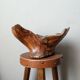 Handcrafted wooden bowl country decoration key tray