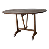 Table de vigneron en chêne, 1950
