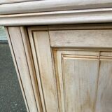 Louis Philippe rustic buffet, vintage, renovated in solid wood, 185cm.