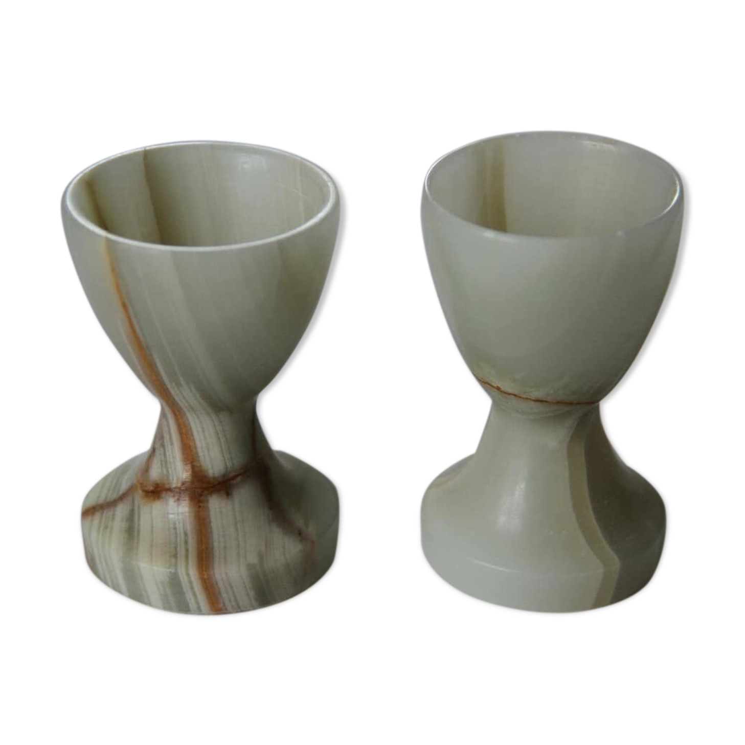 Egg cups duo marble