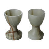 Egg cups duo marble