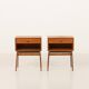 Pair of mid-century teak nightstands, Denmark 1960s