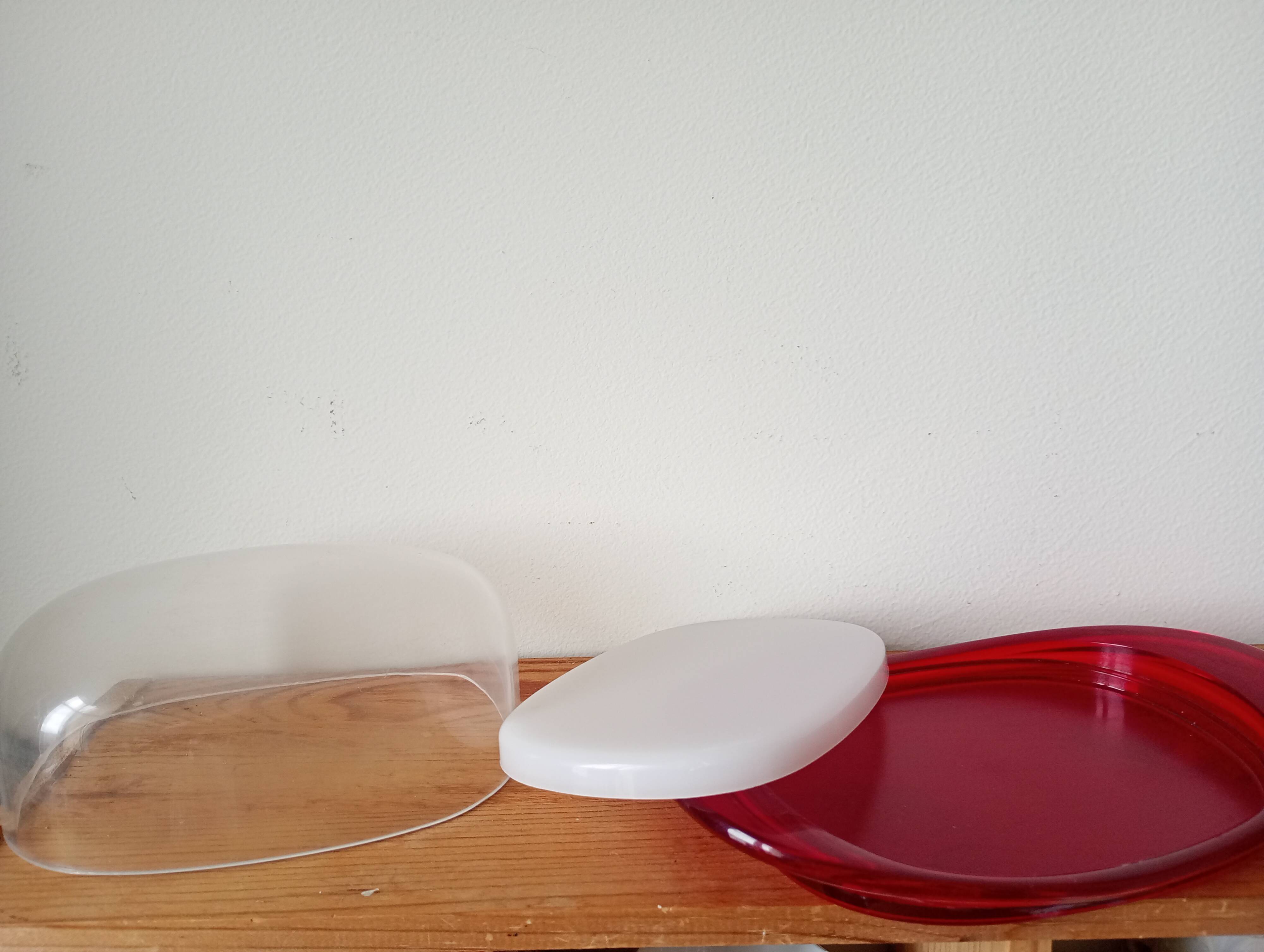 designer butter dish by Guzzini. Italy