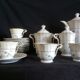 L. Bernardaud & Cie. - Limoges porcelain coffee set, Pompadour model, 1900s - 1927s