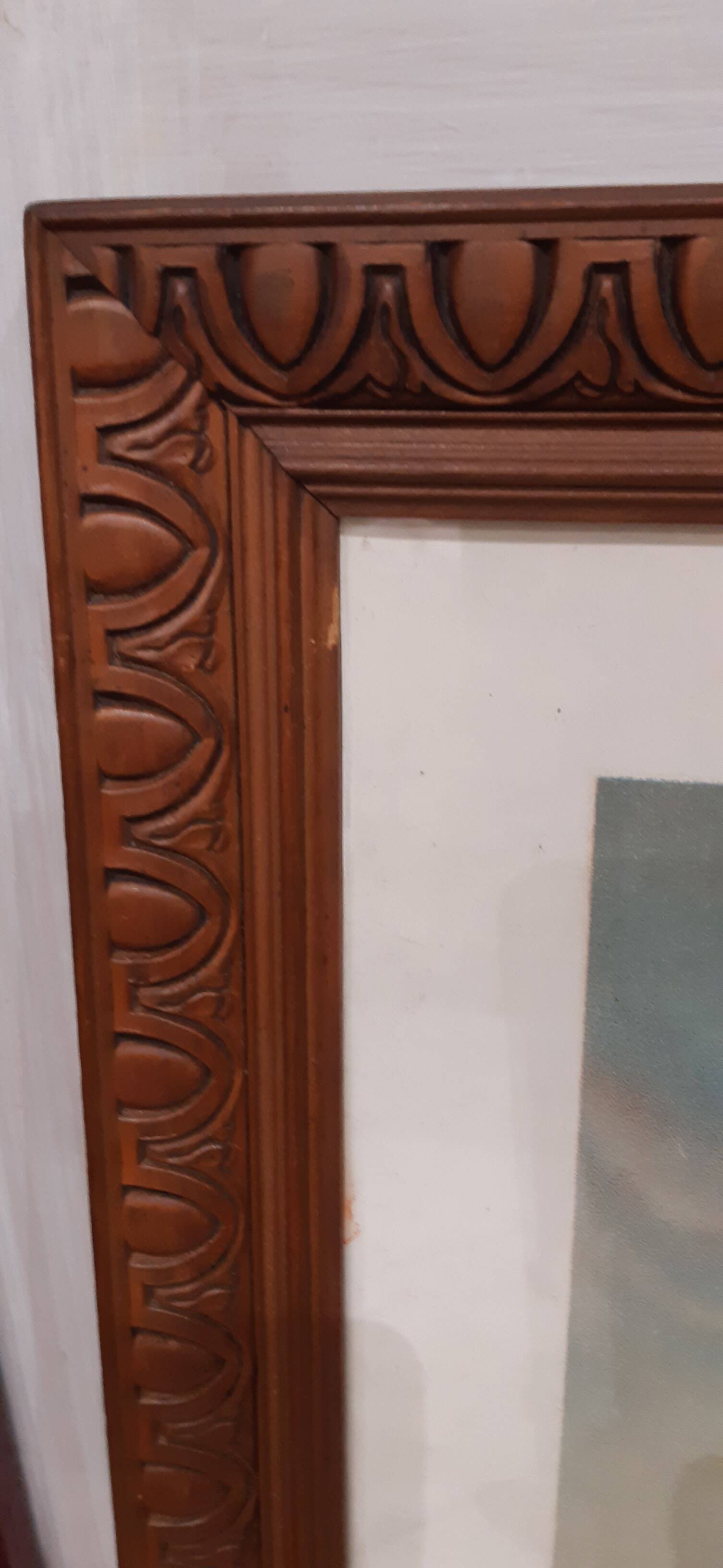 Gainsborough painting poster framed with old frame